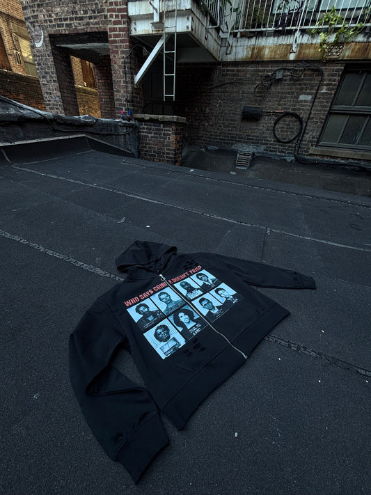 Crop zip up